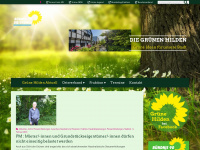 gruene-hilden.de Webseite Vorschau