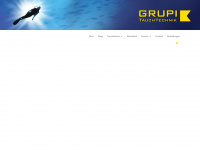 grupi-diving.de Webseite Vorschau