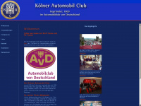 koelner-automobil-club.de Webseite Vorschau