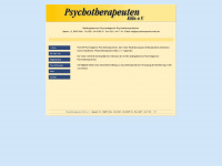 psychotherapeuten-koeln.de Webseite Vorschau