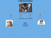 filmmuseum-romboy.de Webseite Vorschau