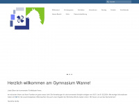 gymnasium-wanne.de Webseite Vorschau