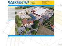haevescher-beton.de Webseite Vorschau