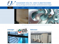 hagener-kaeltetechnik.de Webseite Vorschau