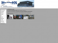 hahn-metallbau.de Webseite Vorschau
