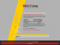 hahne-lampe.de Webseite Vorschau