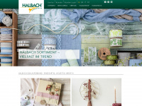 halbach-seidenbaender.com Webseite Vorschau