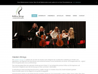 haldern-strings.de Webseite Vorschau