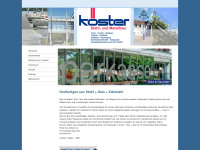 koester-metallbau.de Webseite Vorschau