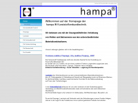 hampa.de Webseite Vorschau