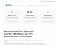 peter-baumhoff.de Webseite Vorschau