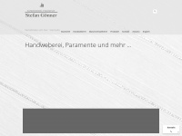 handweberei-goenner.de Webseite Vorschau