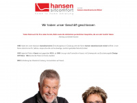 hansen-moebel.de Webseite Vorschau