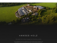hanses-holz.de Webseite Vorschau
