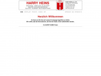 harry-heins.de Webseite Vorschau