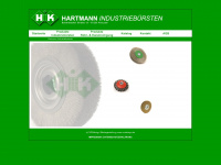 hartmann-industriebuersten.de Webseite Vorschau
