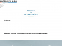 hattinger-buero.de Webseite Vorschau