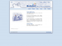 mediazell.com Webseite Vorschau