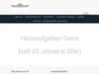 hausaufgaben-team.de Webseite Vorschau
