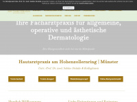 hautarztpraxis-muenster.de Webseite Vorschau