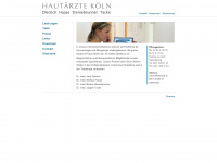hautaerzte-online.de Webseite Vorschau