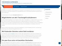 taschengeld-aufbessern.eu Webseite Vorschau