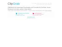 clipgrab.de Webseite Vorschau