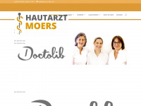 hautarzt-moers.de Webseite Vorschau