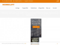 homelift.ch Webseite Vorschau