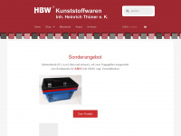 hbw-bock.de Webseite Vorschau