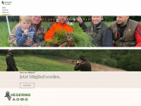 hegering-aowg.de Webseite Vorschau