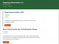 hegering-hilchenbach.de Webseite Vorschau