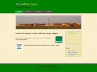biohof-jentjens.de Webseite Vorschau
