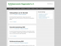 schuetzenverein-hegensdorf.de Webseite Vorschau