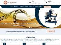 oilfiltrationplants.com Webseite Vorschau