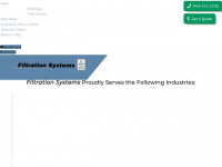 filtrationsystems.com Webseite Vorschau