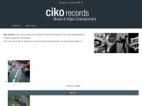 ciko-records.de Webseite Vorschau