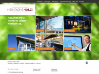 heinrichs-holz.de Webseite Vorschau