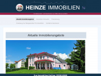 heinze-immobilien.de Webseite Vorschau