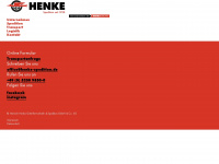 henke-spedition.de Webseite Vorschau