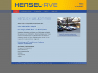 hensel-ave.de Webseite Vorschau