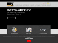 hepu.de Webseite Vorschau