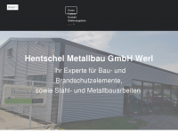 hentschel-metallbau.de Webseite Vorschau
