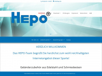 hepo.de Webseite Vorschau