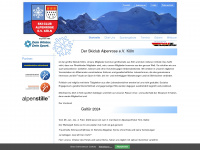 skiclub-alpenrose-koeln.de Webseite Vorschau