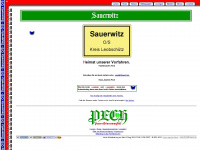 sauerwitz.de Webseite Vorschau