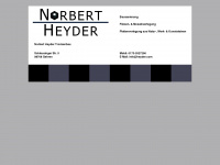 heyder.com Webseite Vorschau