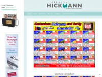 hickmann.de Webseite Vorschau