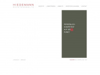 hiedemann.de Webseite Vorschau