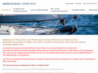 segelschule-moby-dick.de Webseite Vorschau